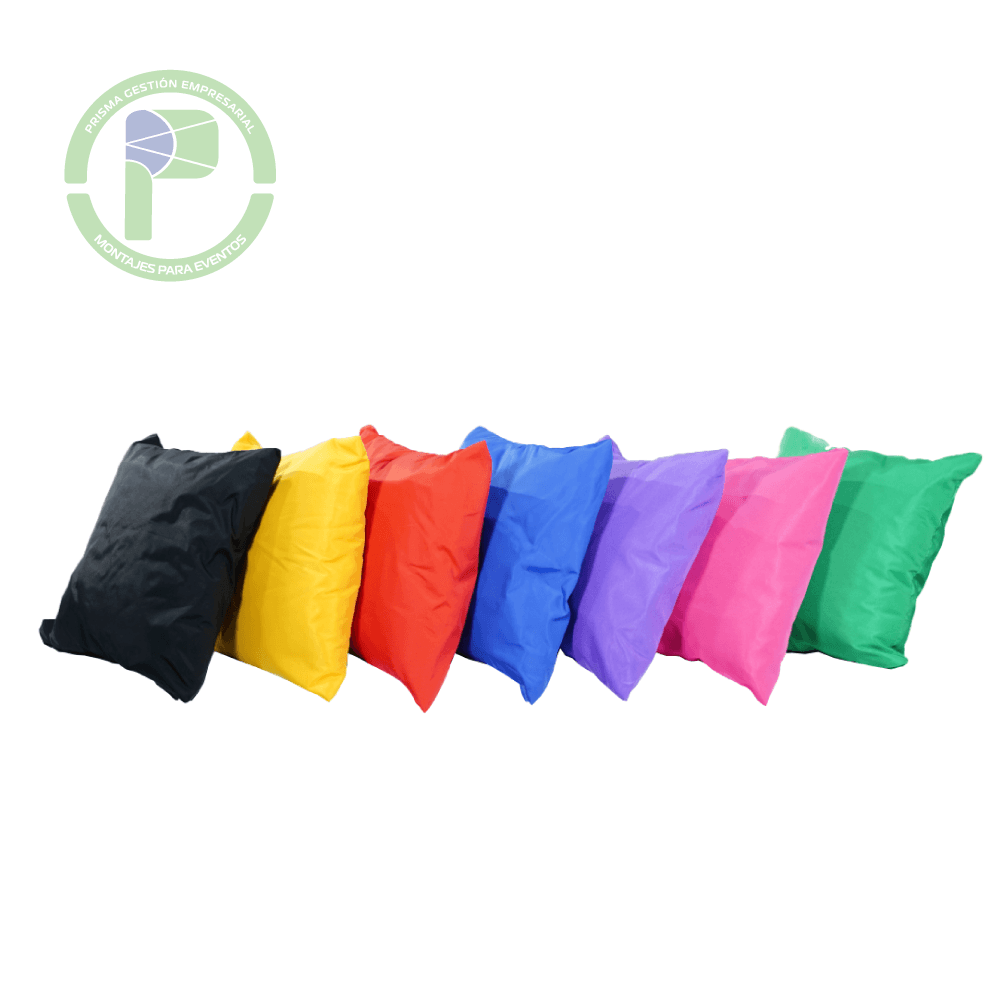 Cojines de colores