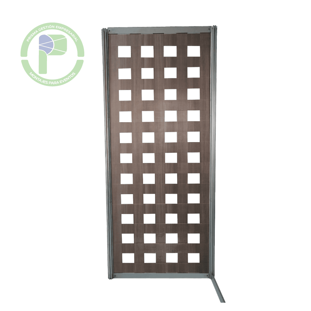 Panel rejilla 100X240 chocolate
