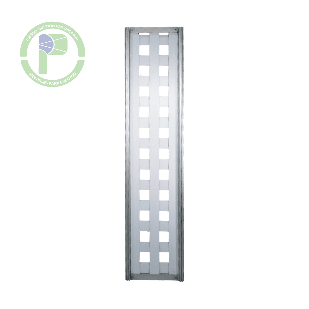 Panel rejilla 50X240 blanco
