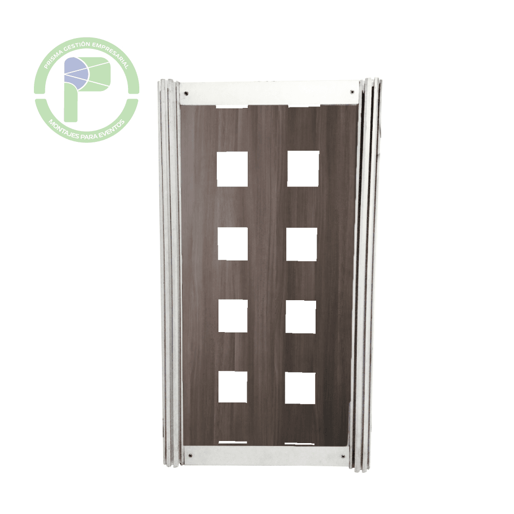Panel rejilla 50x100 chocolate