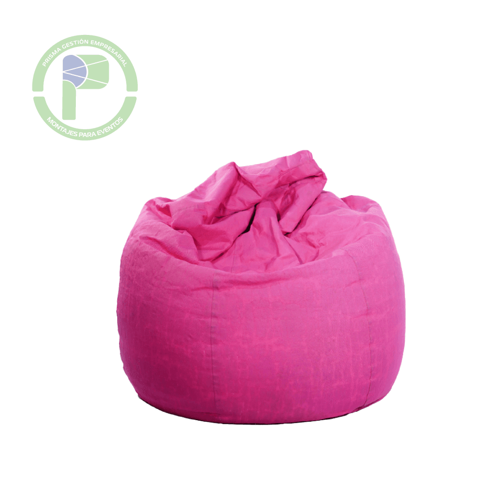 Puff Pera fucsia