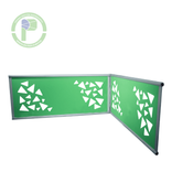 Cerramiento en panel  troquelado triangular