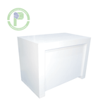 Mesa en “U” para Stand con tapa
